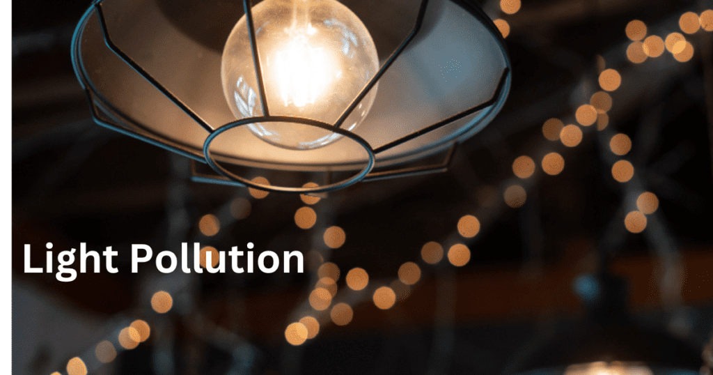 Does light also spread pollution